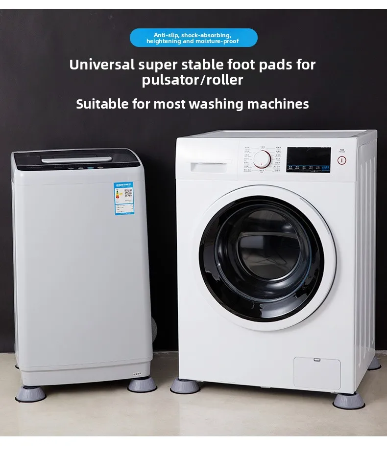 Home Use Fully Automatic Refrigerator Stand Universal Silent Anti-Vibration Plastic Washing Machine Base Drum Heightening