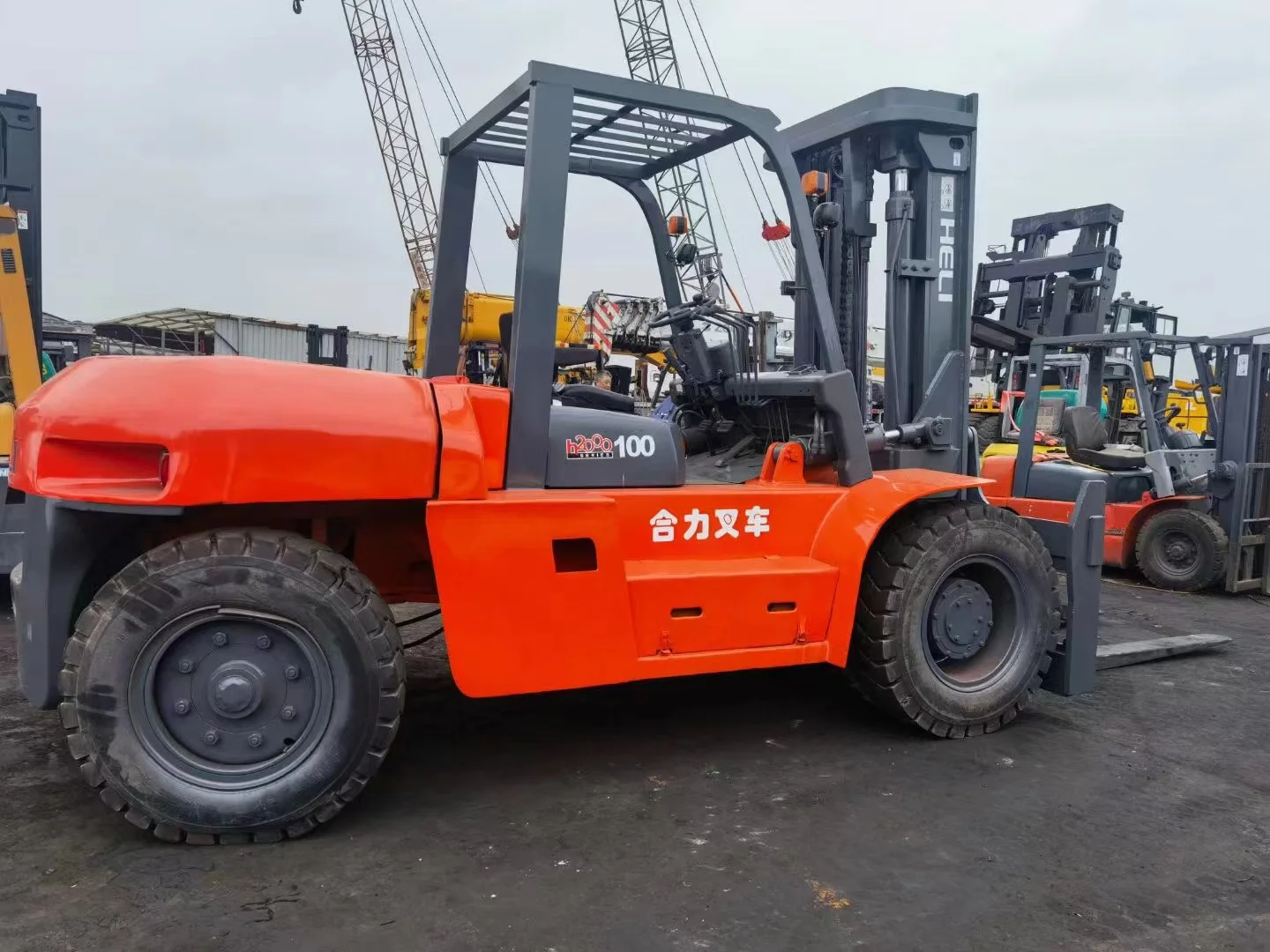 Original Used Heli H2000 100 Forklift 3 Ton Forklift Used Construction ...