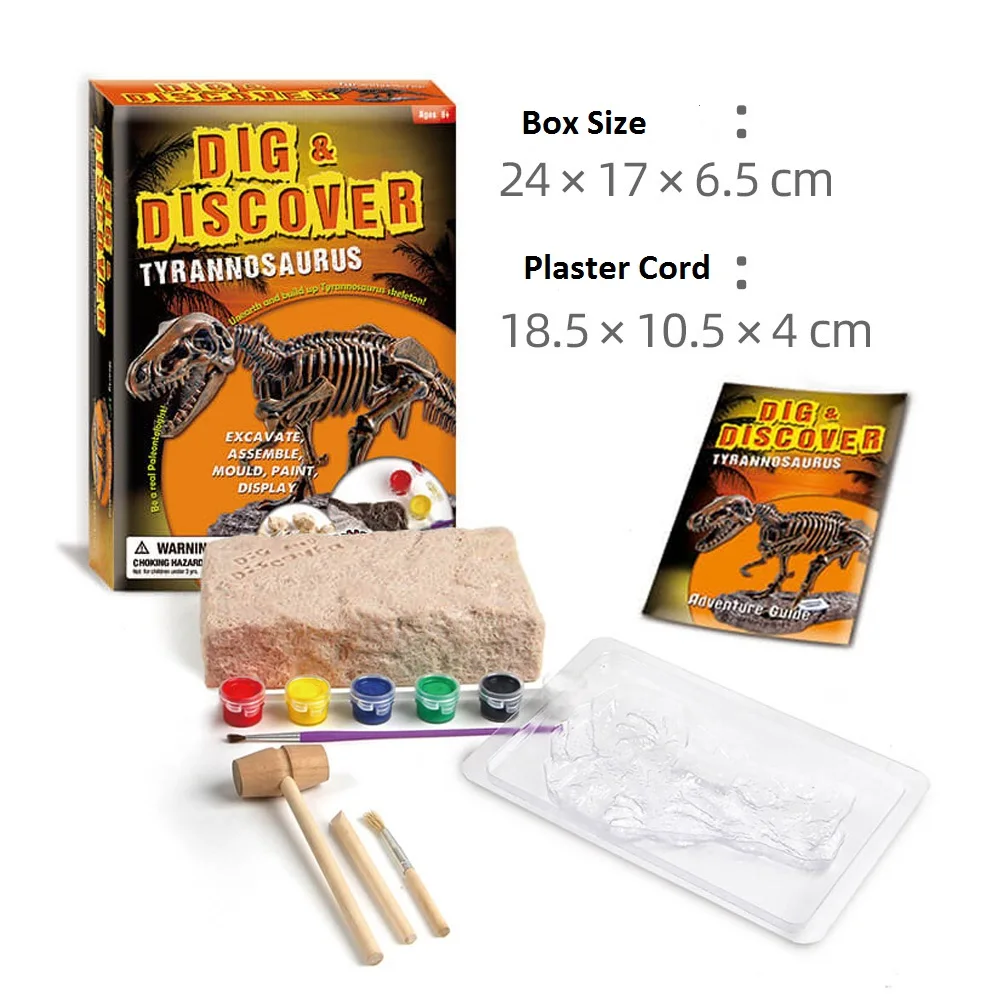 Irate Treasure Dig Kit For Kids Gem Excavation Set With Digging Tools