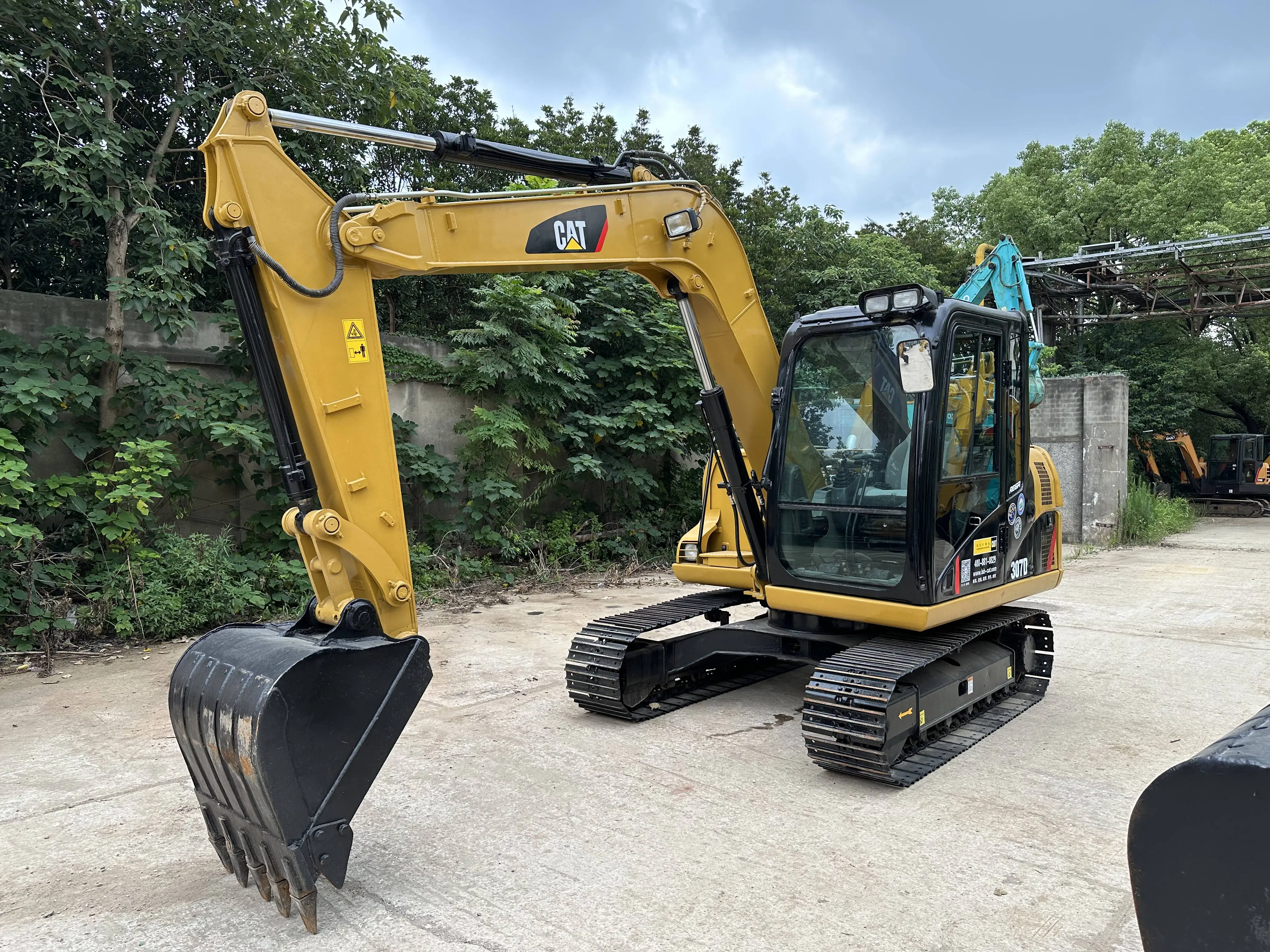 Good Condition Used Caterpillar Cat Excavator Cat Excavator 307d Mini