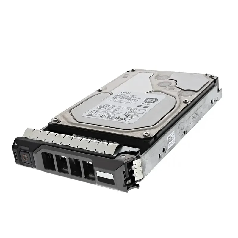 Side-by-side comparison of 2.5-inch and 3.5-inch HDDs on a white surface