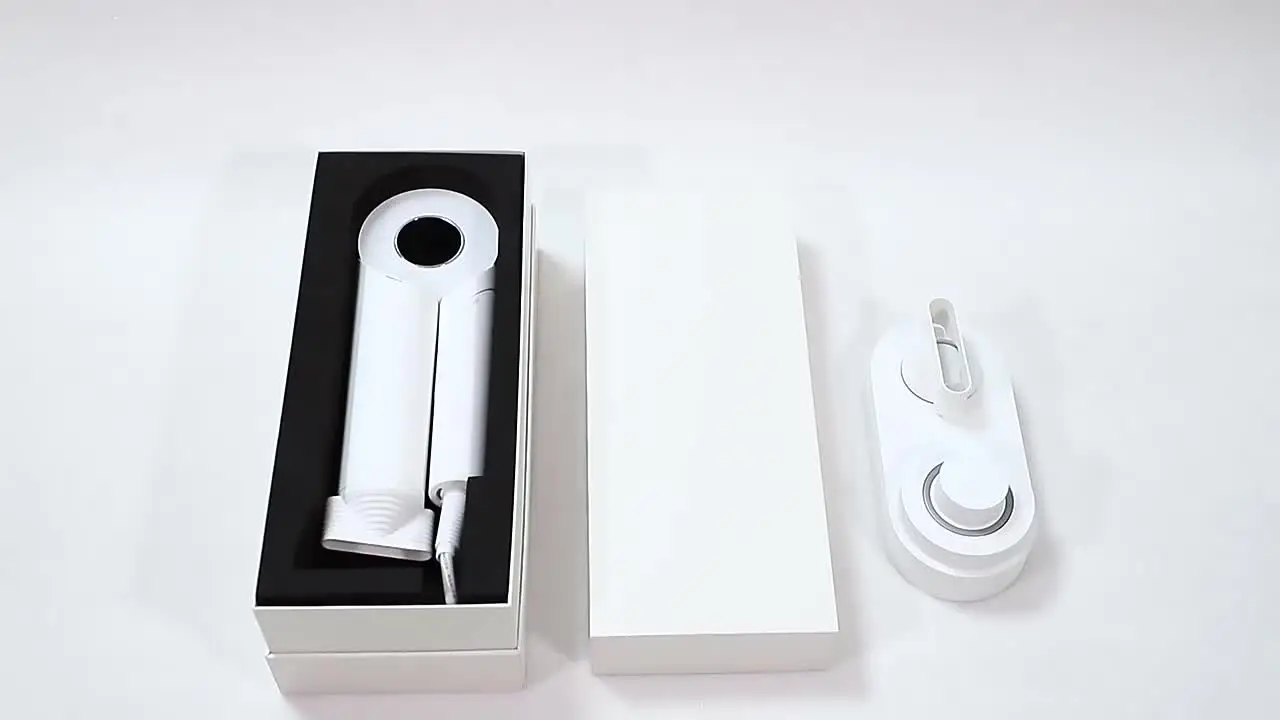 Foldable Ionic One Step Hair Blow Dryer Comb Attachment 1300W