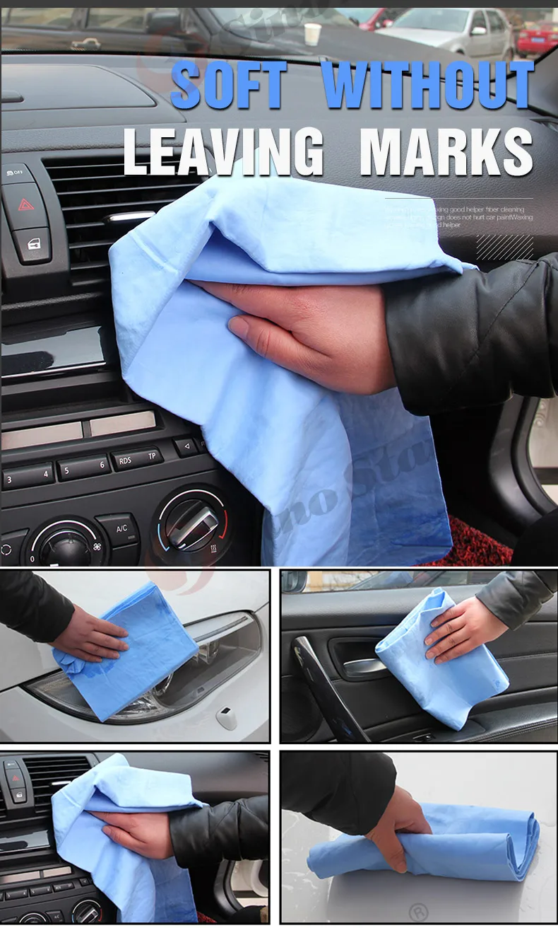 Sswt19 Clean Cham Best Drying Cloth Car Leather Towel Synthetic