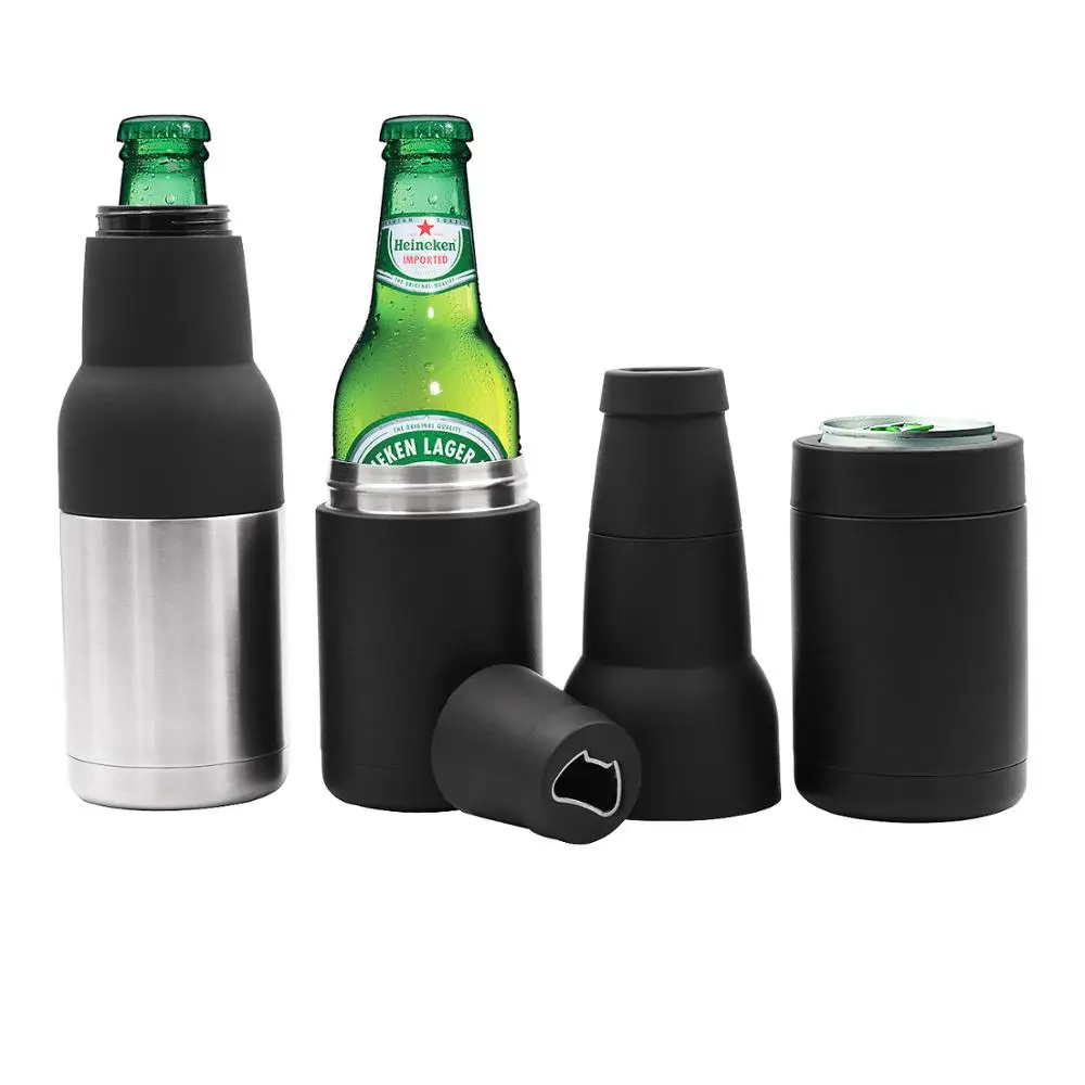 Double Wall Customize Portable Wine Beer Insulated Drink Bottle Can