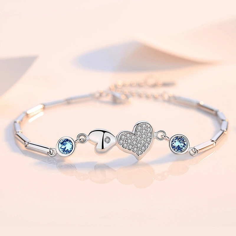 

infinity love bracelet,6 Pieces, Blue&pink