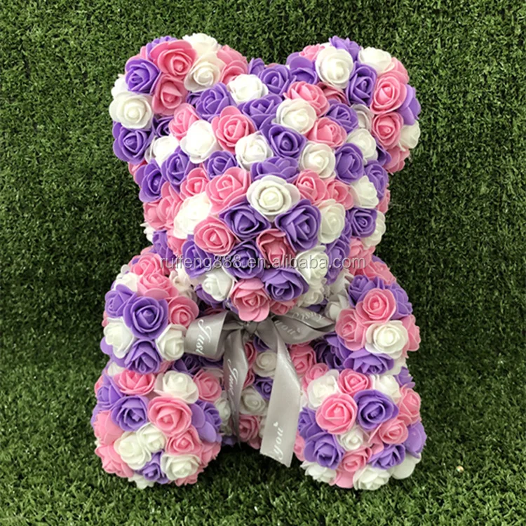 rainbow rose bear