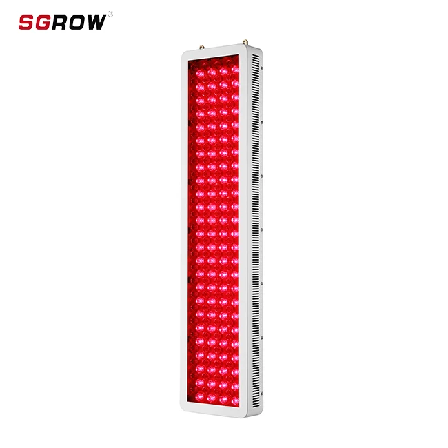 SGROW Dual Switch Fat Reduction Beauty Device 1000W Red Near Infrared 660nm 850nm Collagen Led Light Therapy for Full Body