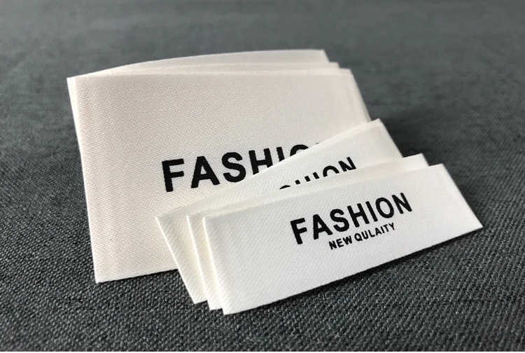 Woven Label Custom Logo Polyester And Cotton Garment Woven Label Patch ...