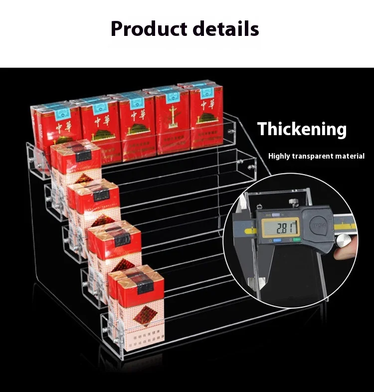 Convenience Store Desktop Acrylic Cigarette Rack Combination Display ...