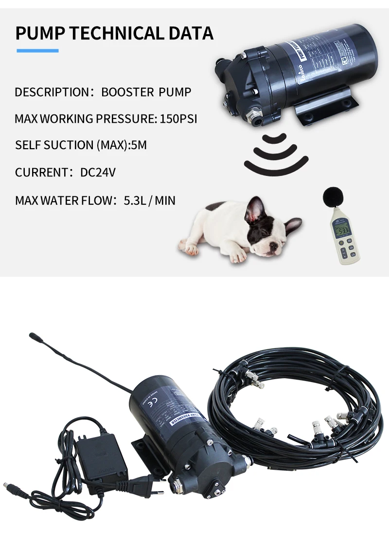 Fogging System Misting System For Mushroom Aeroponics 100pcs Nozzles Mist Cooling System Brass