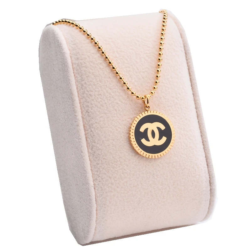 

2021 fashion personality diamond inlaid Stainless Steel Necklace for women