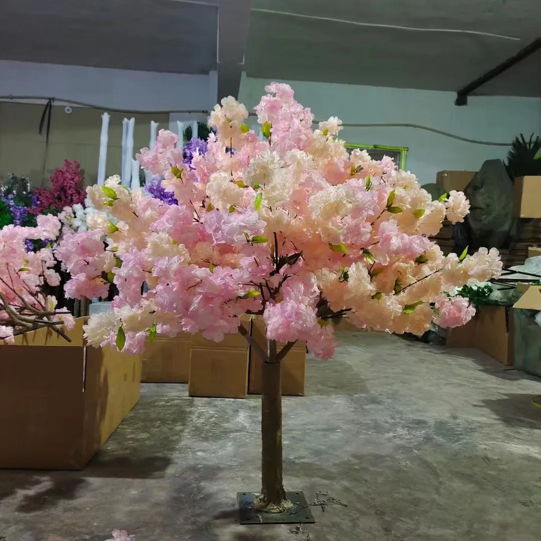 Artificial Cherry Blossom Tree White Pink Artificial Indoor Outdoor 3ft