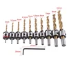 5pcs/lot Countersink Drill Bit Drill Press Set Reamer Woodworking 5 Flute Chamfer 3mm 4mm 5mm 6mm Carpentry drill