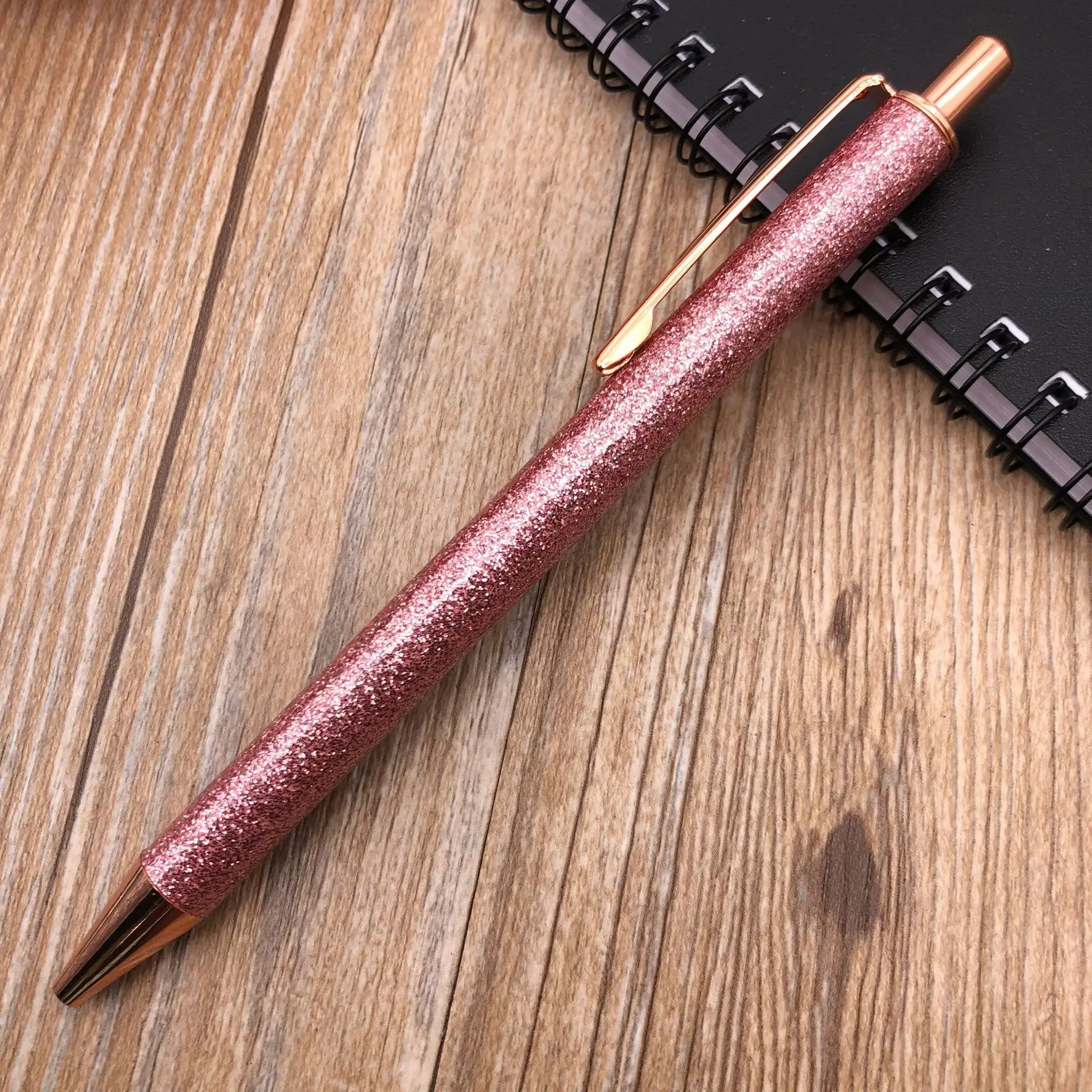 Hot sales and Popular for School and office Pen Use Metal Shiny Ball Pen Ballpoint Pen with Glitter_2053048058.jpg