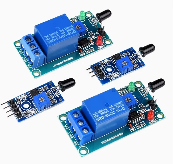 F5 Flame Sensor Module Fire Source Detection and Infrared Receiver Fire ...