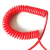 small curly cords,CNC center cable, pur extension coiled cord