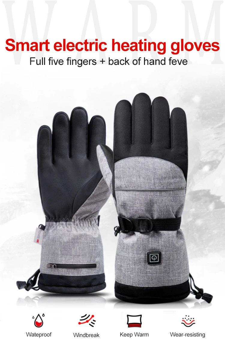 Details about   Heated Gloves Winter Hands Warmer Outdoor For Man & Woman 100% Waterproof NEW