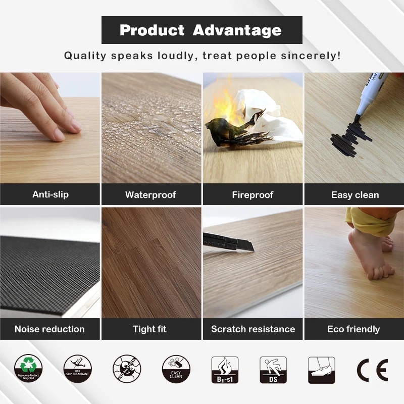 Laminate 7mm 8mm 12mm Flooring Sale Custom Technics Style Surface Water ...