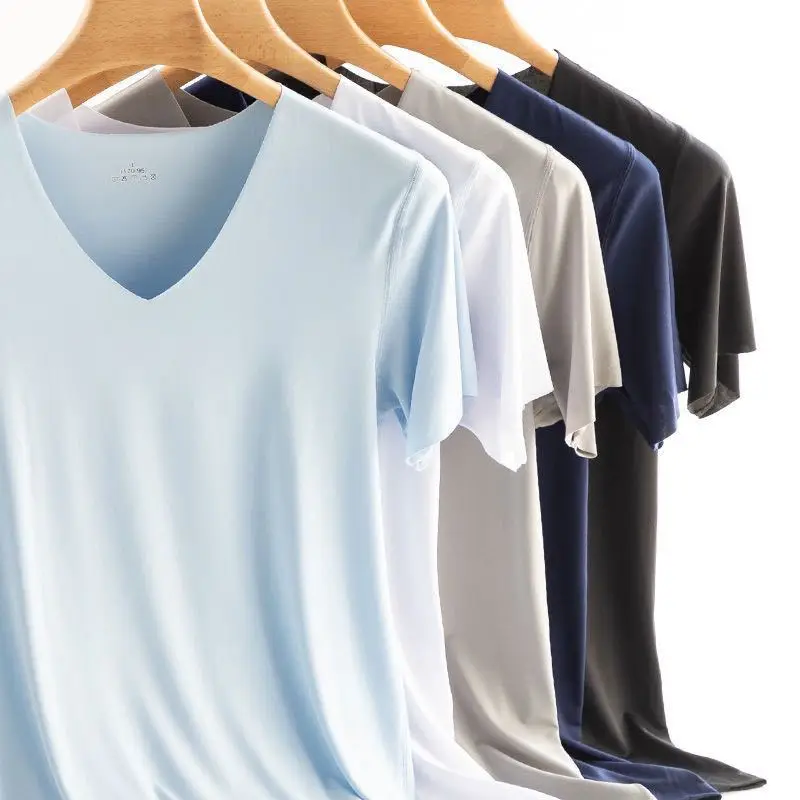 High Elastic Ice Silk Solid Color 