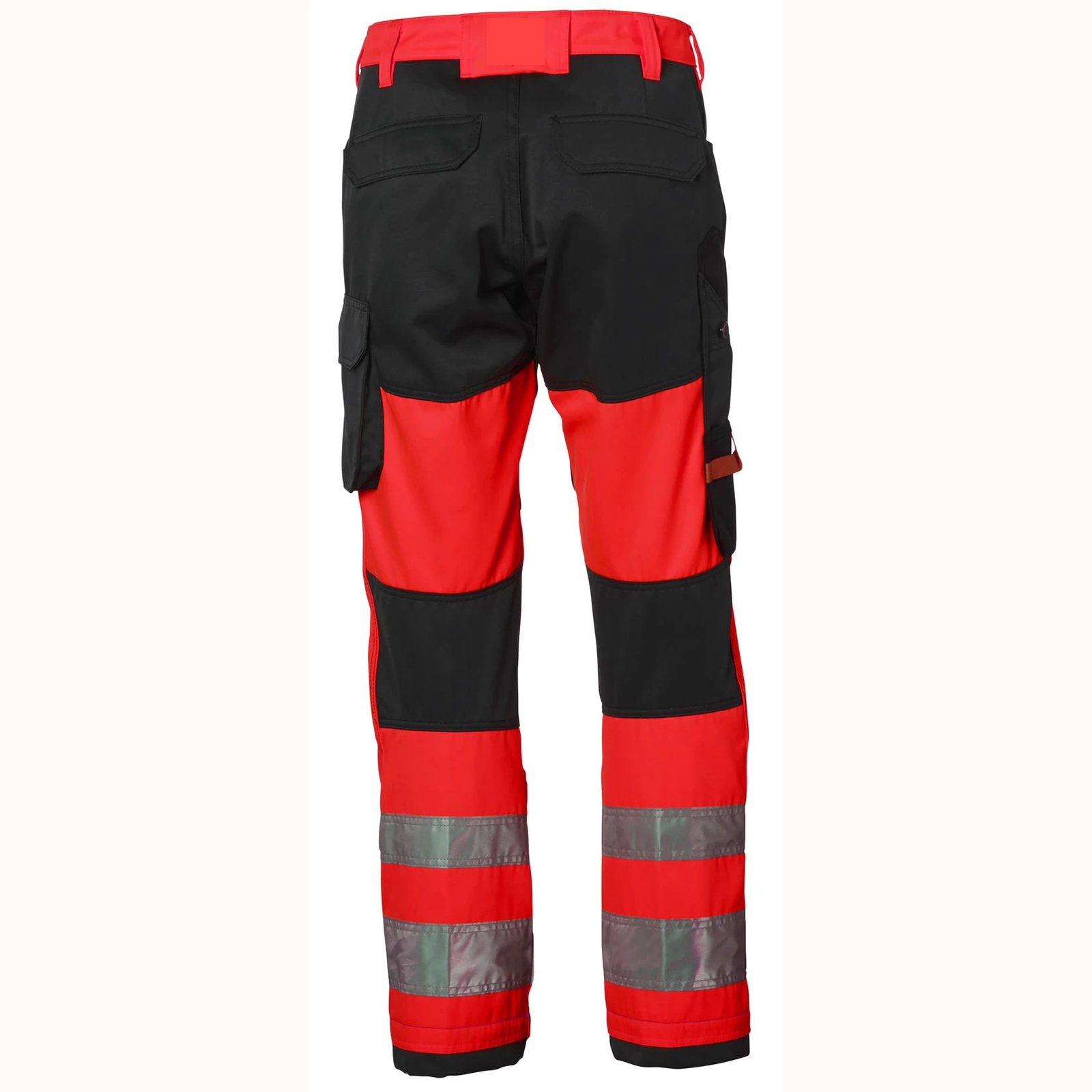 Mens Hi Visibility Yellow Orange Safety Pants Reflective Work Trousers