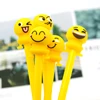 Funny emoji gel ink pen shaking head doll ballpoint affice school writing supplies 2019 new