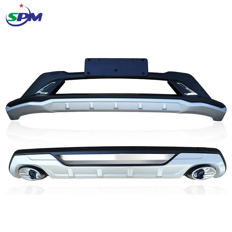 Spm Abs Front Bumpers And Rear Bumper Guard Protector For Kia Sportage