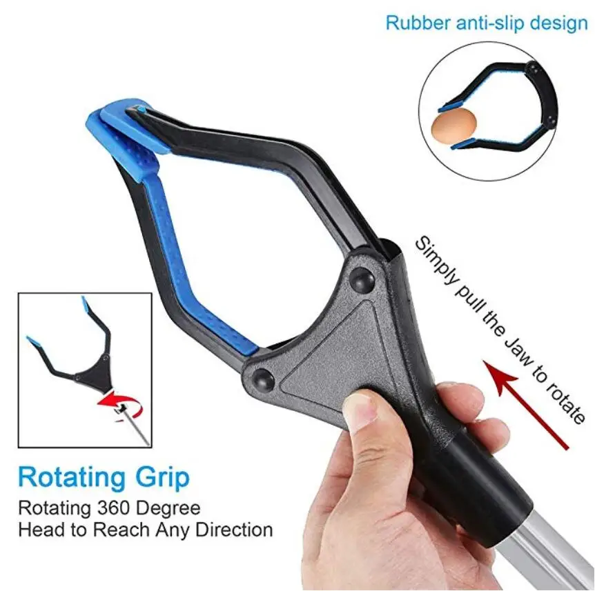 best sale cheap Foldable Gripper Kitchen Litter Reaching Picker Help Hand Tool Pick Up Grabber lightweight grabber