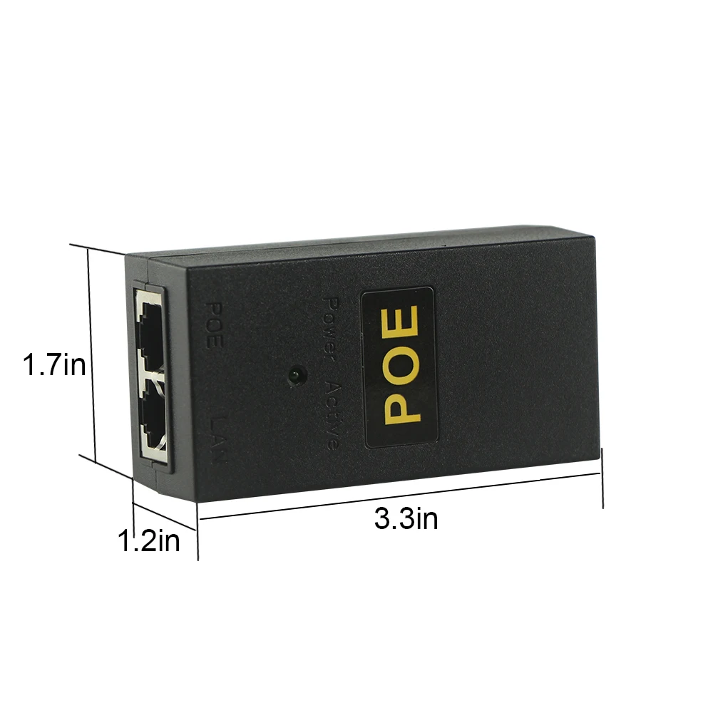 Rj45 24volt 12V Switch Dc 24v 1a Poe Injector Over Ethernet 48v 0.5a Power Supply