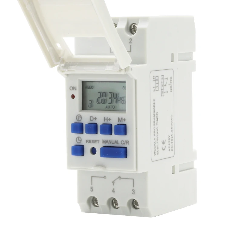 Ahc15a Thc15a Digital Time Switch Ac/dc 12v 24v 220v 240v 24-hours Lcd ...
