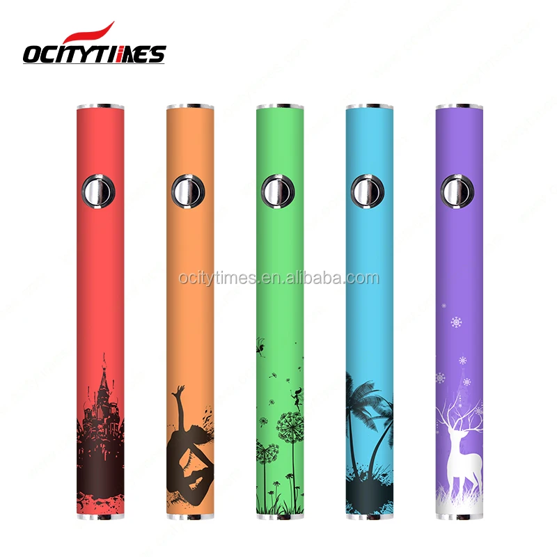 Factory wholesale 510 battery Ocitytimes S18 Rechargeable cbd preheat Battery with variable voltage