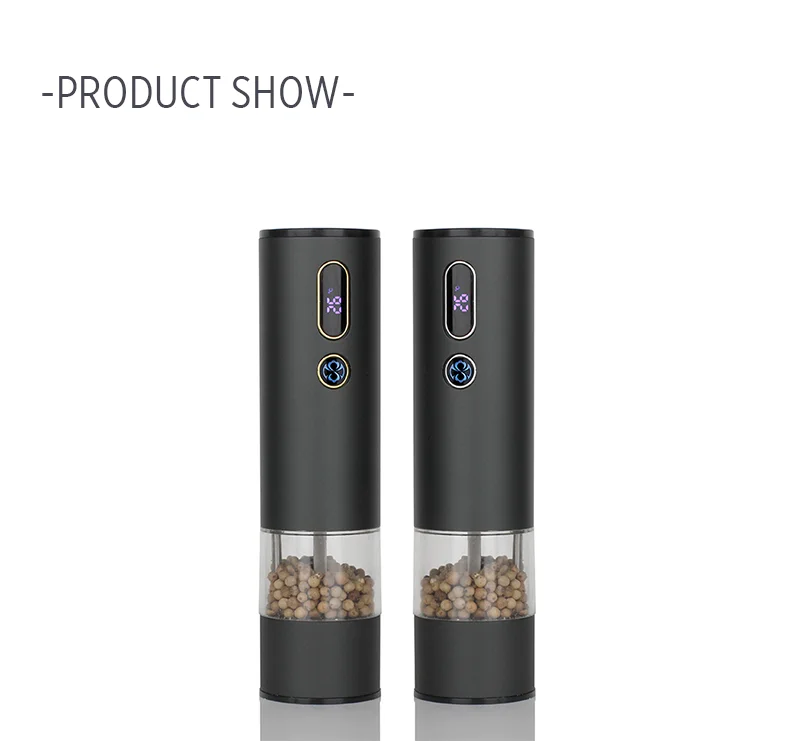 New Creative 2023 Salt & Pepper Grinder With Temperature And Humidity