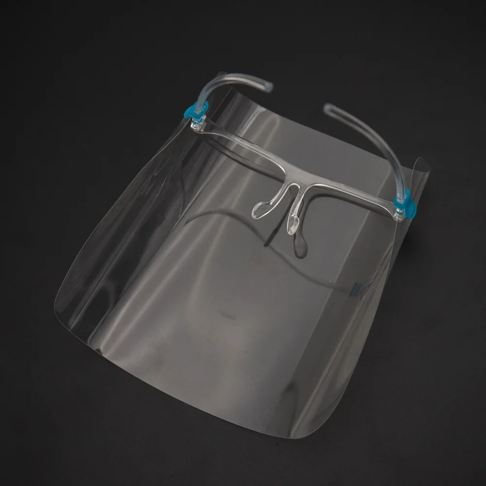 时尚防飞溅塑料面罩透明防护面罩