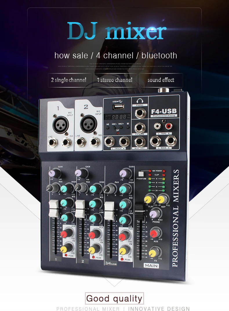 Wholesale Best Quality Professional Mini Audio Mixer With Studio Mixing Console Buy Mini Mixer