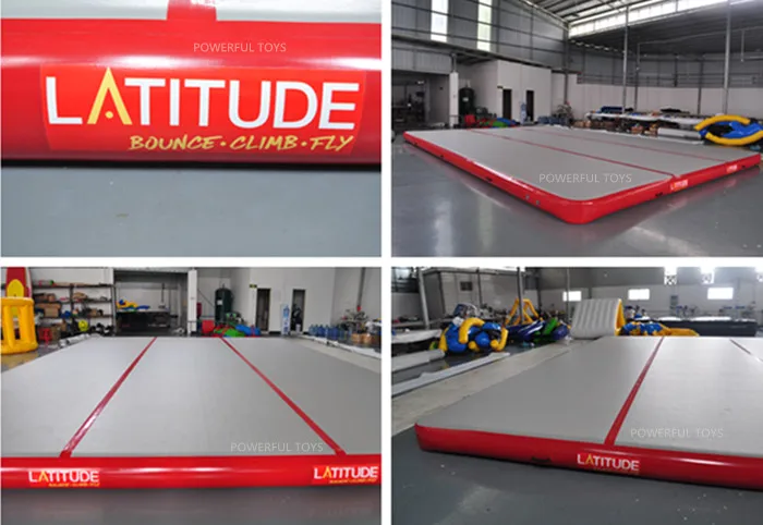 30cm giant inflatable air track floor mattress for trampoline park