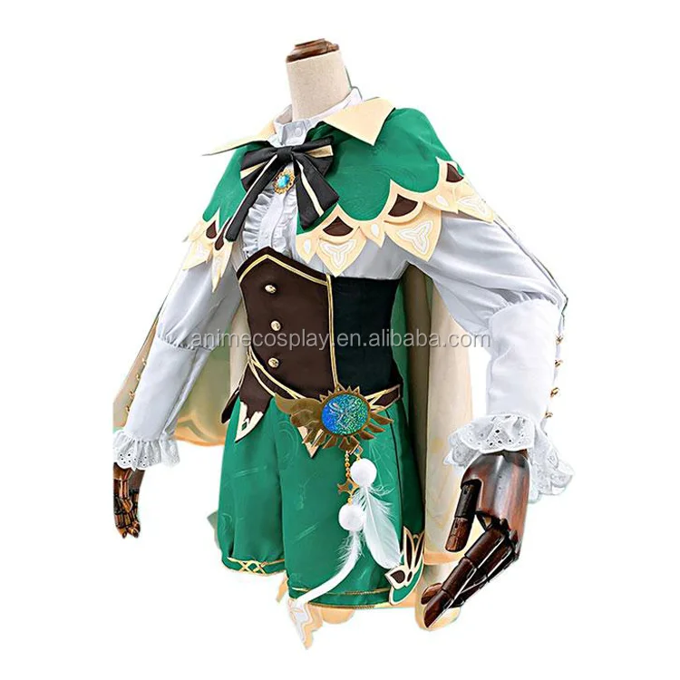 Wholesale Game Genshin Impact Venti Cosplay Costume Halloween Full Set Women Party Uniform Halloween Party Costume Buy Halloween Party Costume Party Costume Genshin Impact Product On Alibaba Com