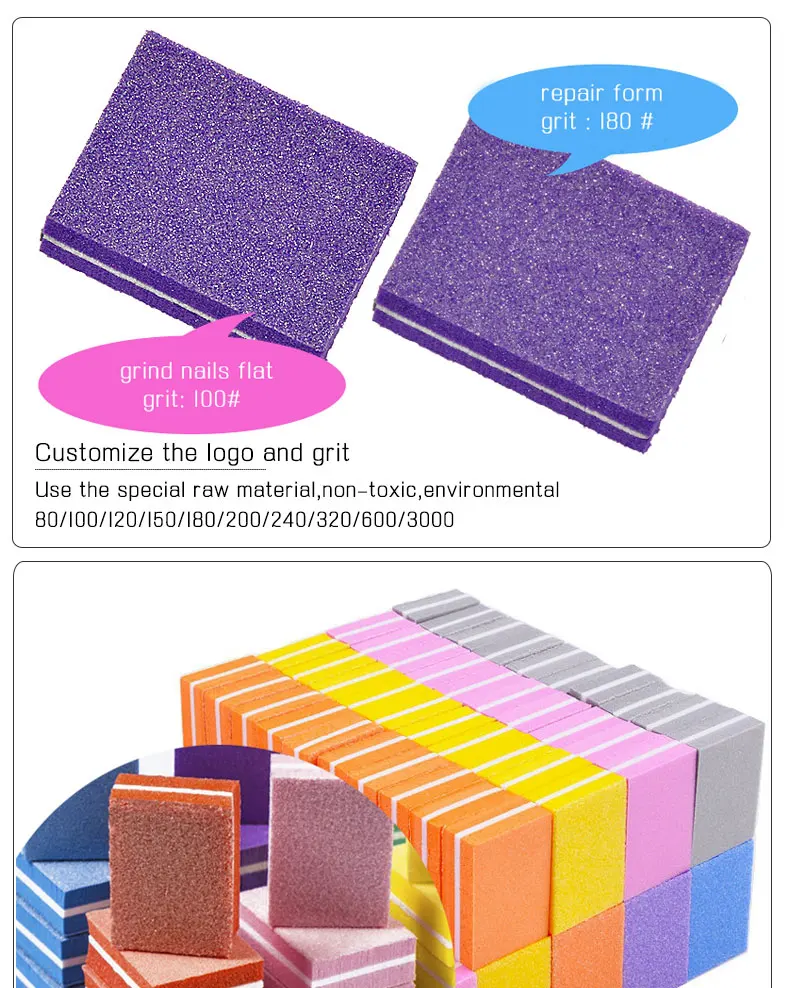 Colorful Sponge Nail block