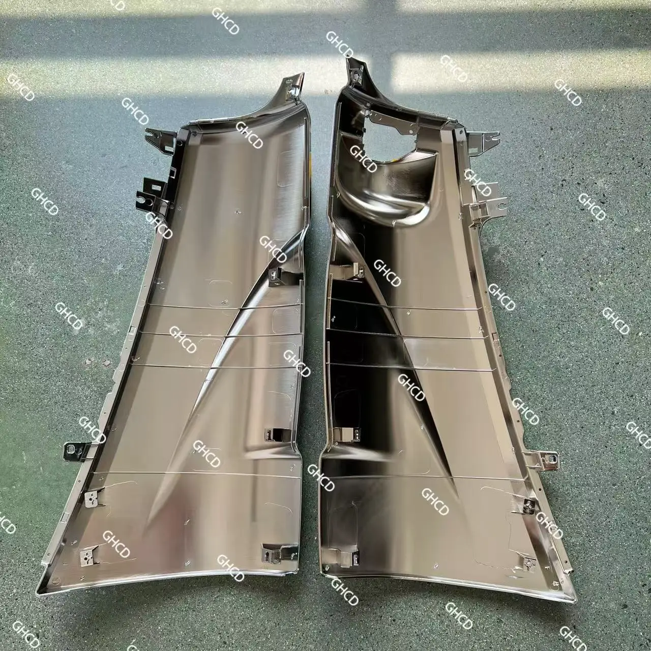 product ghcd high quality chrome plated corner panel for japanese truck new hino 500 mitsubishi isuzu nissan made of durable plastic-3