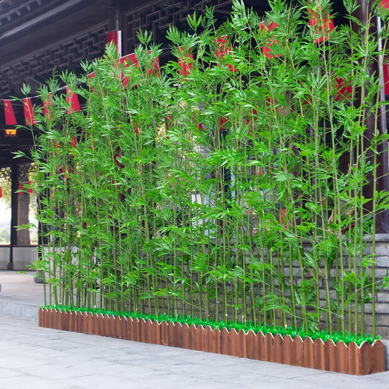 Imitation Bamboo Decoration Wind Partition Hotel Hotel Home Bamboo