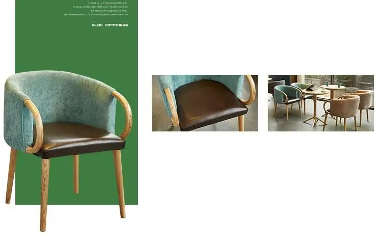 Factory custom modern one seat wood coffee chair for sale