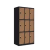 12 Door Steel Storage Cabinet Multi Colors Kids Metal Locker