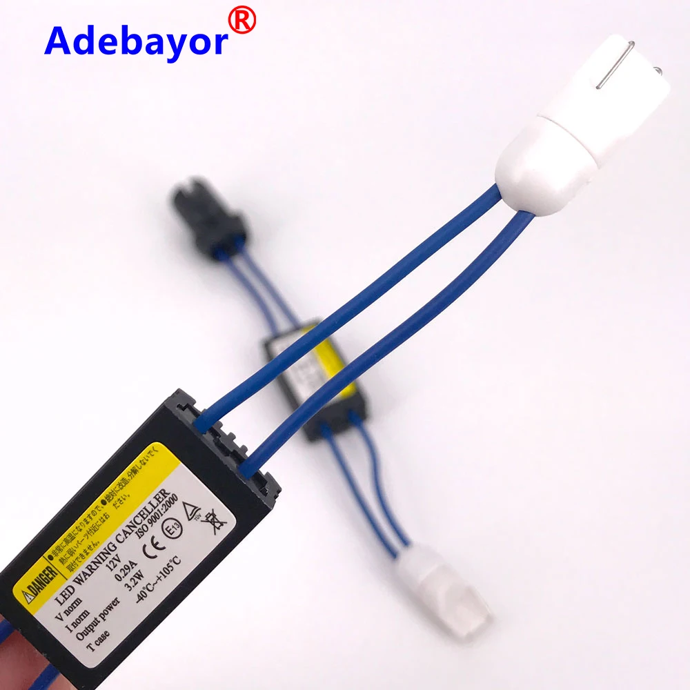 Automotive Parts T10 LED Warning Canceller Decoder 501 W5W NO Canbus OCB Error Led Bulb Decoder Load Resistor