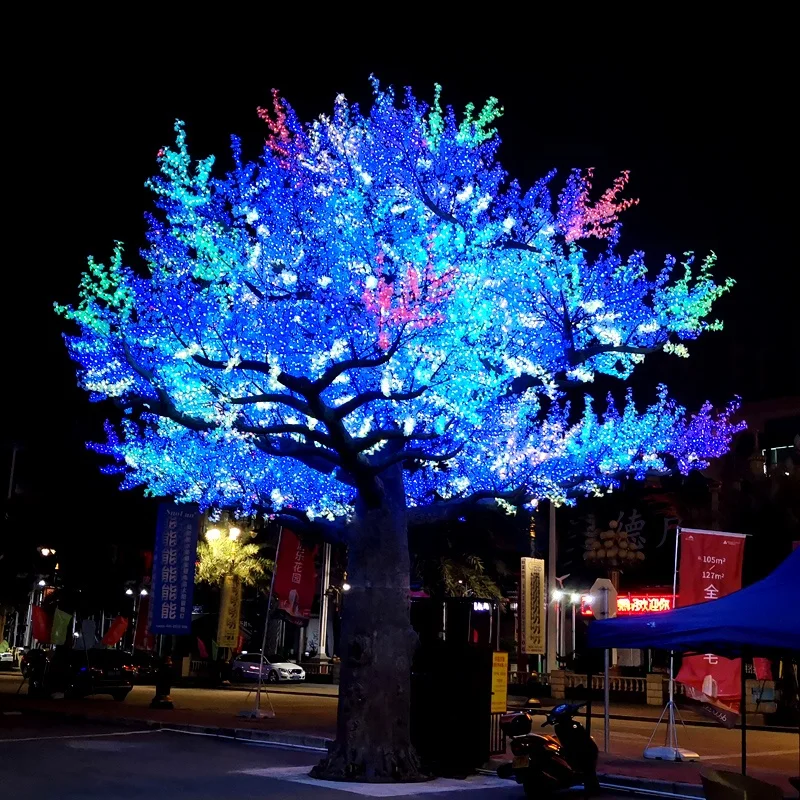 10m Large LED Lighted Artificial Christmas Tree - Programmable Music ...