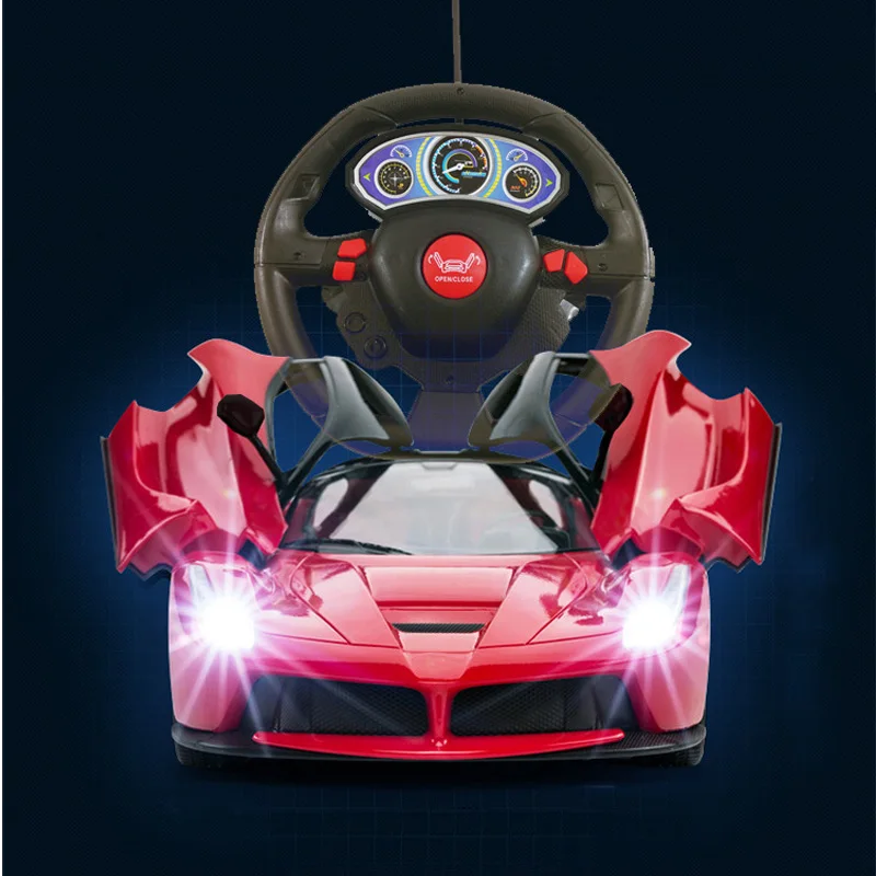 1/16 Remote Control Car Model With Open Door Electric Toy Car Remote