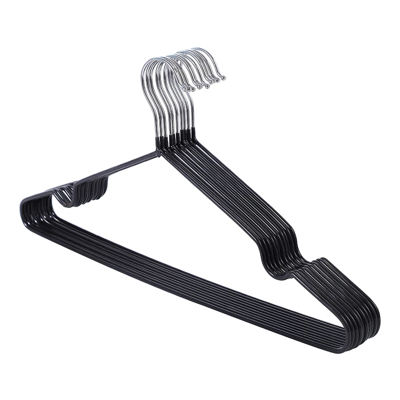 Wholesale Metal Coat Clothes Hanger With Non Slip Shoulder Wire Hangers ...