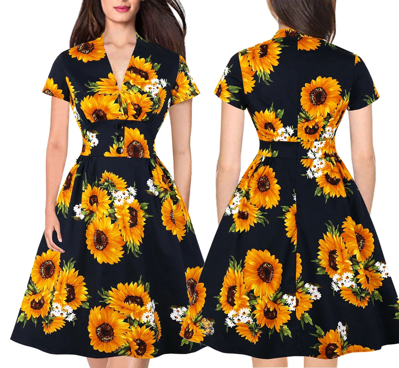 womens sunflower outfit