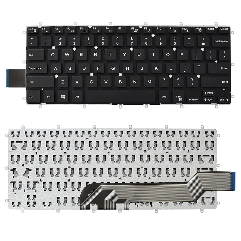 Keyboard Cover for Dell Inspiron 13 5368 5378 5370 5379/Dell Inspiron 7386 7373 7375 7368 7378 7380/15.6 Dell Inspiron 15 i5568 i5578 5579 5585 7570 7573 7569 7579 7580 7586 Black Inspiron 14 5482 