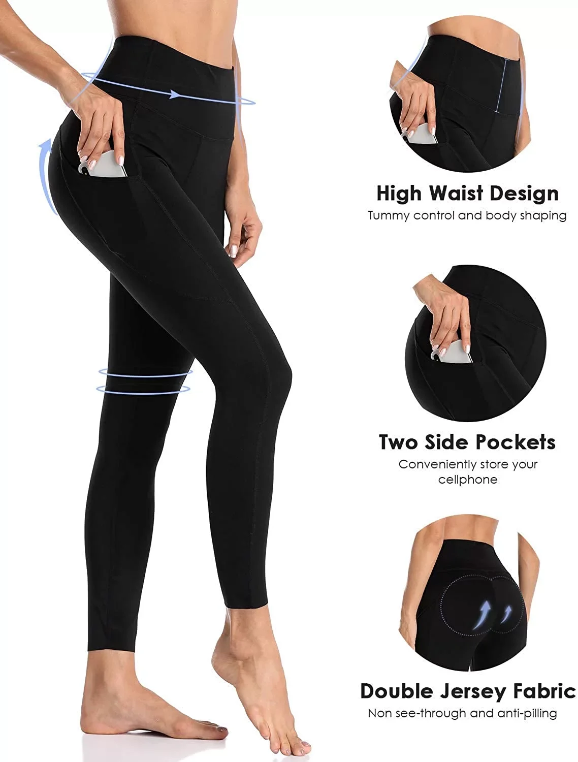 seamless leggings with pockets