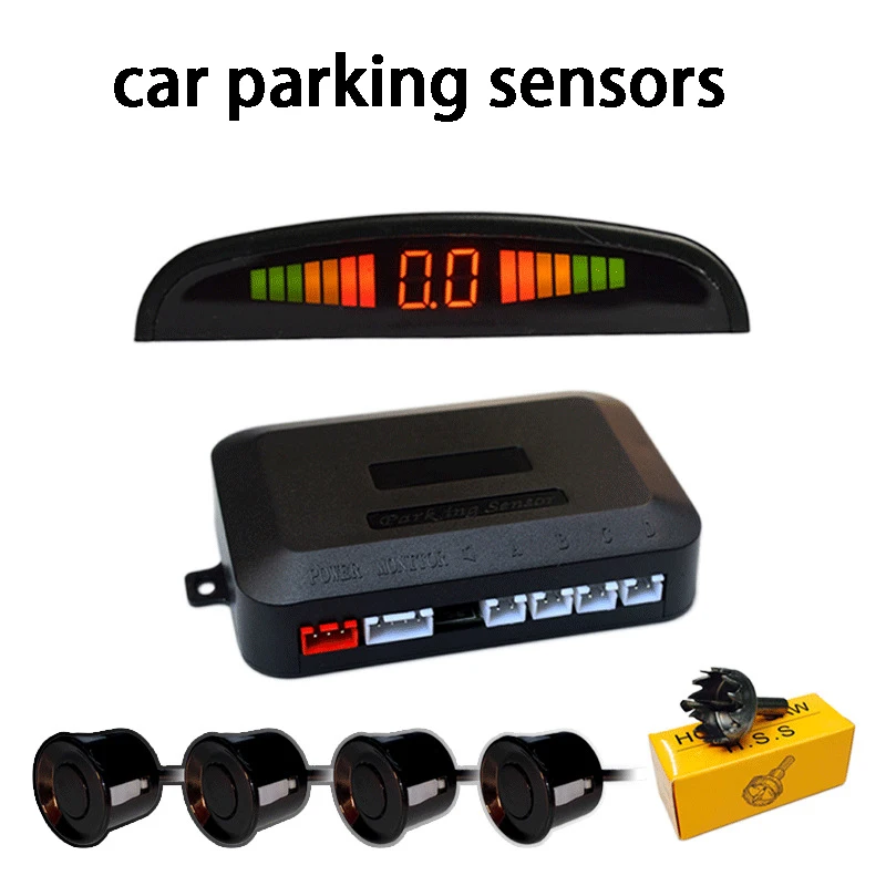 Universal Ultrasonic Waterproof Car Vehicle Parking Sensor With 4 