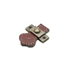 Sell like hot cake antique brass base leather drawer pulls and knobs for cabinet