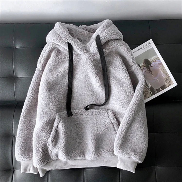 Autumn Winter Clothes Women Sweet Warm Soft Hooded Long Sleeve Casual ...